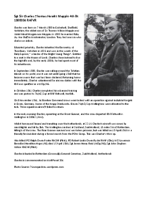 A preview of a PDF biography for Mappin, Charles Thomas Hewitt